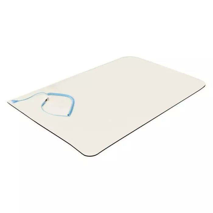 StarTech.com Beige Antistatic Workstation Kit ESD-Safe Mat 600 mm x 1.2 m x 2 mm, LG-ANTI-STATIC-MAT