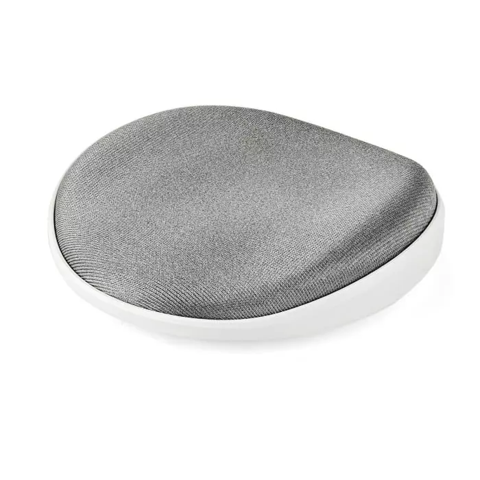 StarTech.com Silver White Foam Mesh Fabric Plastic Wrist Rest 9.6 x 9.6 x 2.7cm, ROLWRSTRST