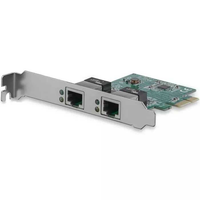 StarTech.com 2 Port PCIe RJ45 Network Card 10/100/1000Mbit/s, ST1000SPEXD4