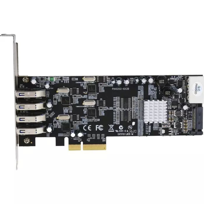 StarTech.com 4 Port USB A PCIe USB 3.0 Card, PEXUSB3S44V