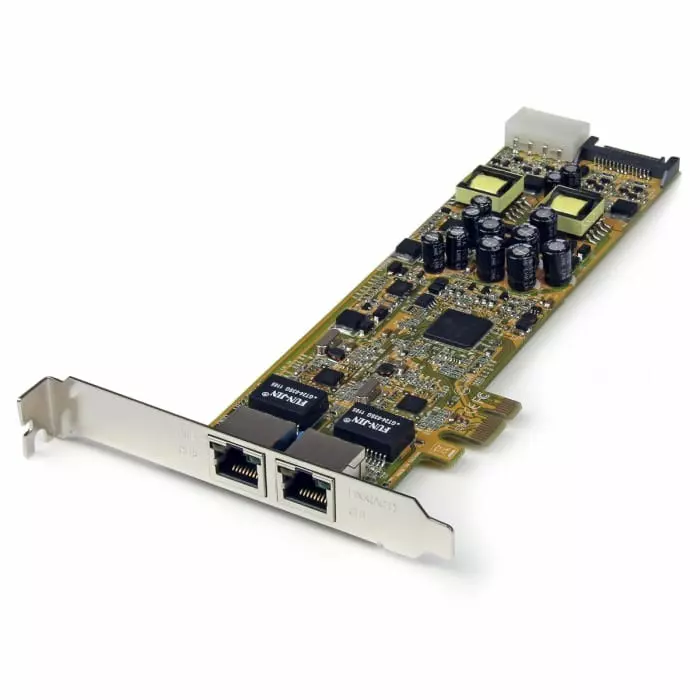 StarTech.com 2 Port PCIe RJ45 Network Card 10/100/1000Mbit/s, ST2000PEXPSE