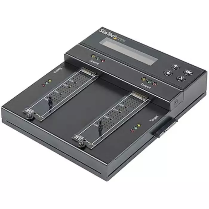 StarTech.com Hard Drive Docking Station for 2 Drives M.2 SATA  M.2 NVMe Hard Drive, SM2DUPE11