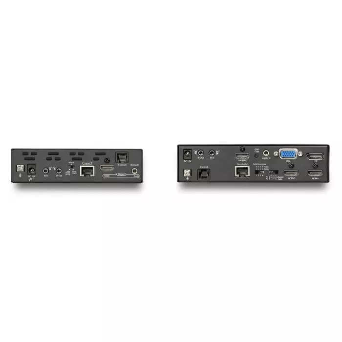 StarTech.com 2 Port DisplayPort HDMI VGA over HDBaseT Extender 70m 1920 x 1200 Maximum Resolution, ST121HDBTSC