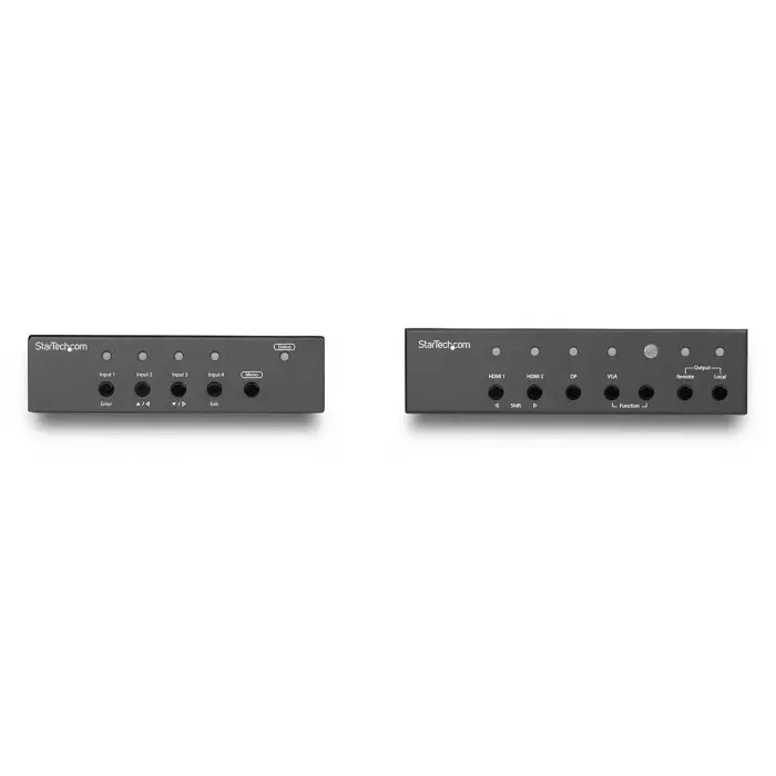 StarTech.com 2 Port DisplayPort HDMI VGA over HDBaseT Extender 70m 1920 x 1200 Maximum Resolution, ST121HDBTSC