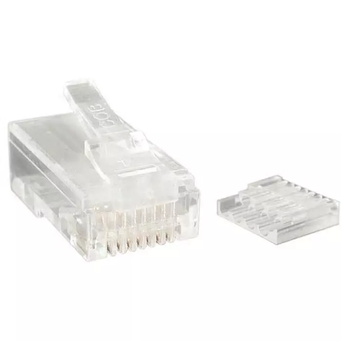 StarTech.com CRJ4 Series Male RJ45 Modular Plug Plug-In Cat6, CRJ45C6STR50 (Pack of 50 Pcs)