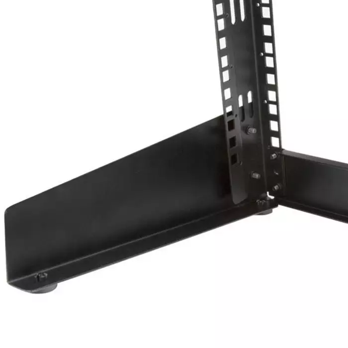 StarTech.com Black 8U Steel Server Rack with 2-Post Frame, RK8OD