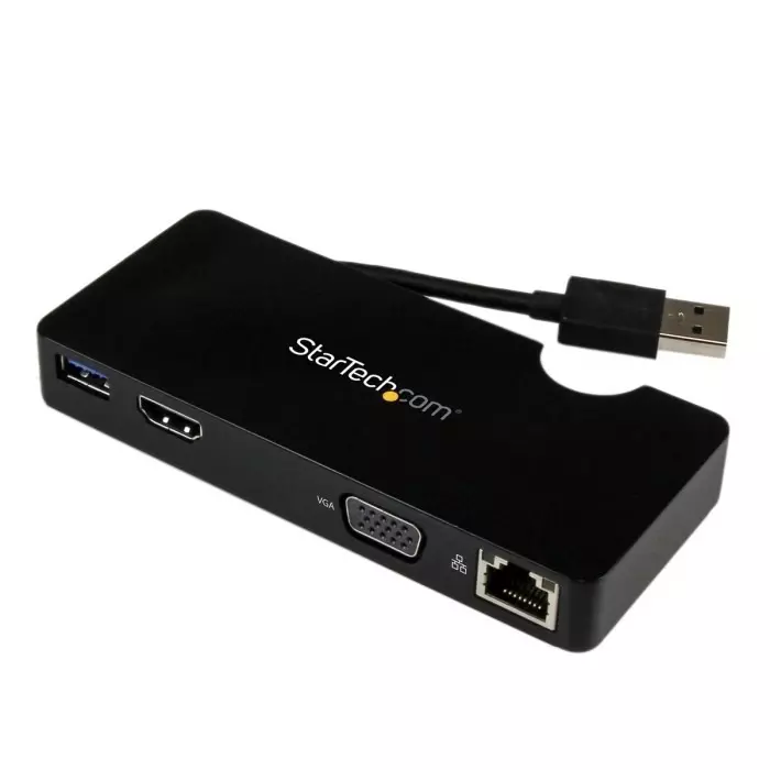StarTech.com USB 3.0 Docking Station with HDMI VGA - 1 x USB Ports USB A, USB3SMDOCKHV