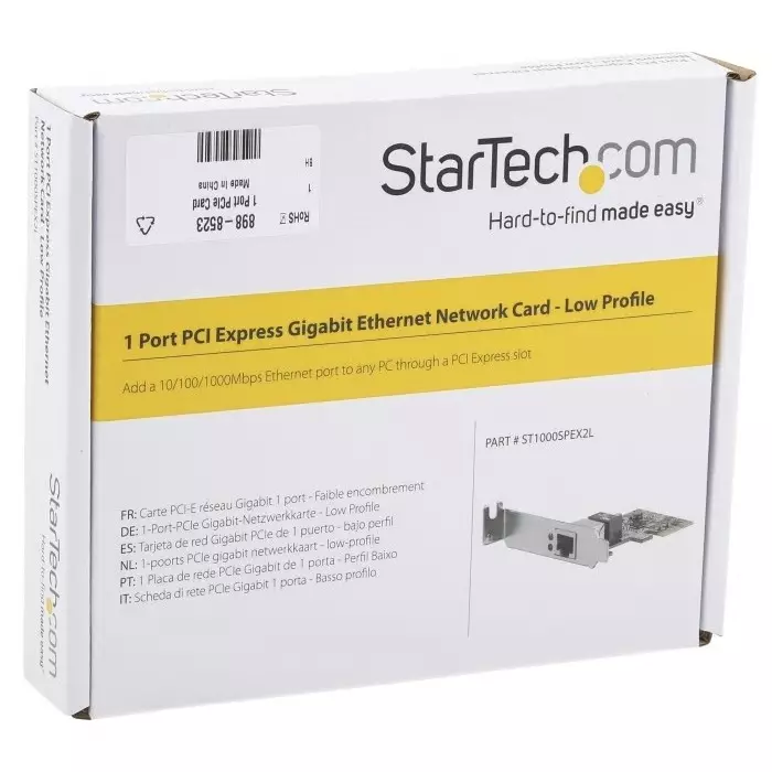 StarTech.com 1 Port PCIe RJ45 Network Card 10/100/1000Mbit/s, ST1000SPEX2L