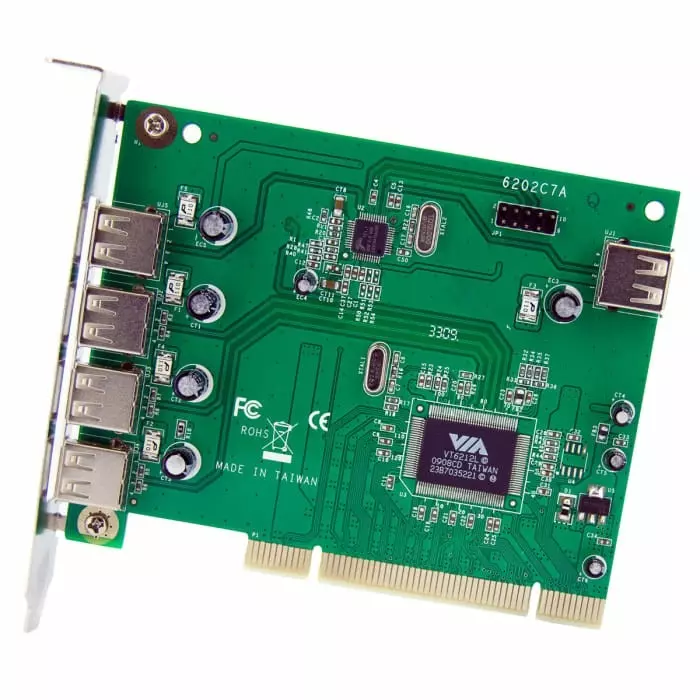 StarTech.com 7 Port USB A PCI USB 2.0 Card, PCIUSB7
