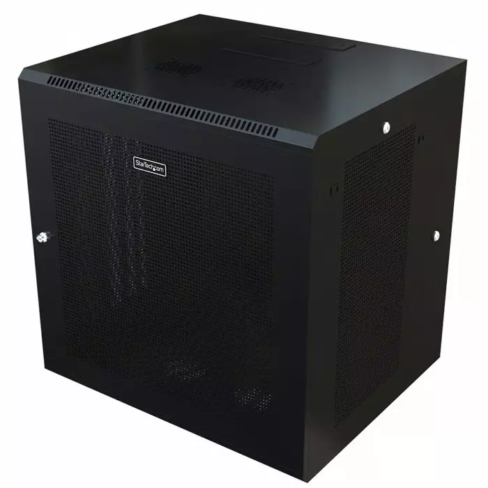StarTech.com Black 12U Server Rack 610 x 640 x 655mm, RK1224WALHM