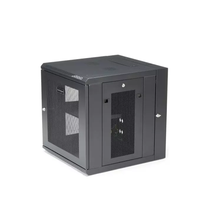 StarTech.com Black 12U Server Rack 610 x 640 x 655mm, RK1224WALHM