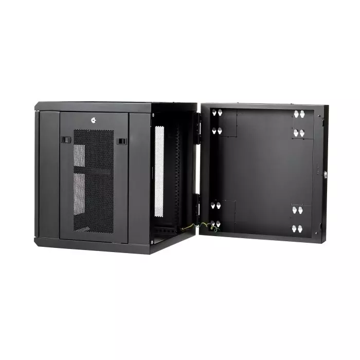 StarTech.com Black 12U Server Rack 610 x 640 x 655mm, RK1224WALHM