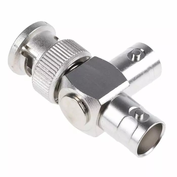 Telegartner Tee 50 Ω RF Adapter BNC Plug to BNC Socket 4 GHz, J01004A0616