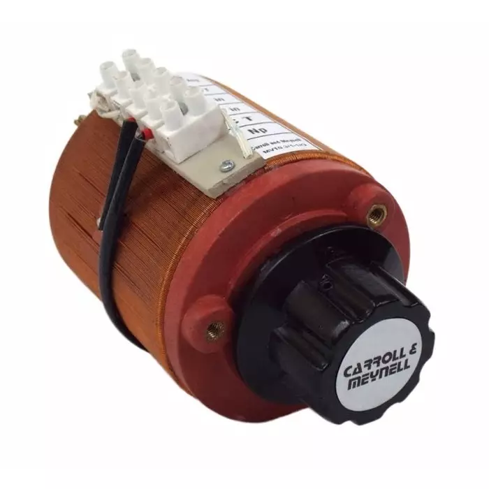 Carroll & Meynell 1 Phase 300VA Variac 1 Output 240V, MVT0.3/1.1A-1