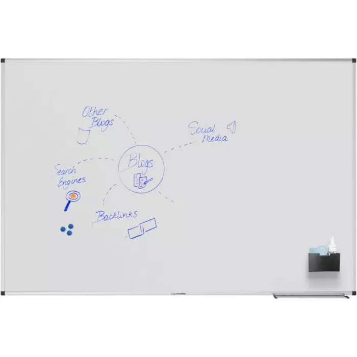 Legamaster White Board 100 cm Height 150 cm Width, 7-108263