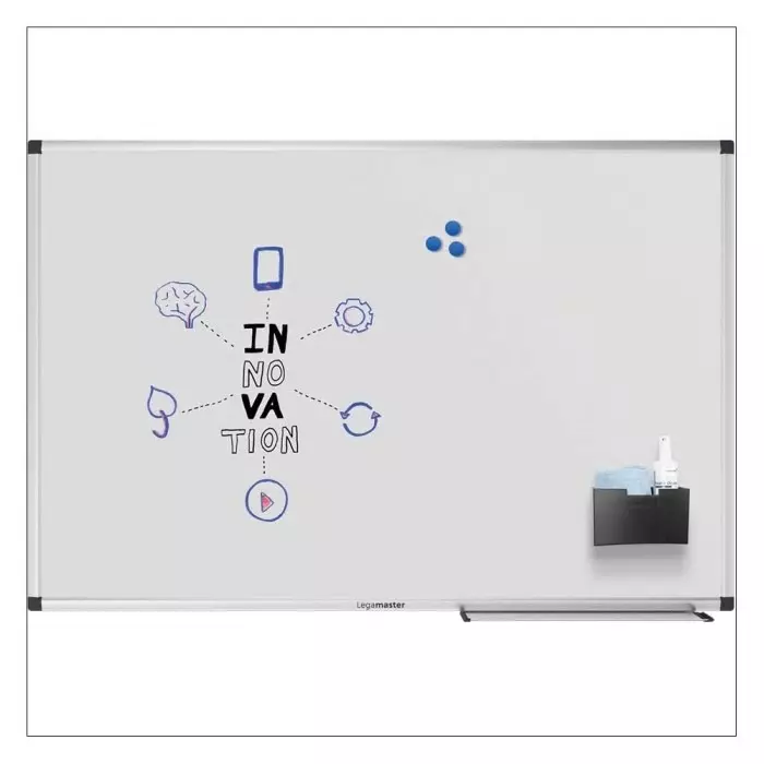 Legamaster White Board 60 cm Height 90 cm Width, 7-108143