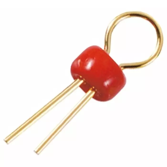 Mac8 Terminal Post Red, Phosphor Bronze, Insulated, LC-2-GRED (Pack of 100)