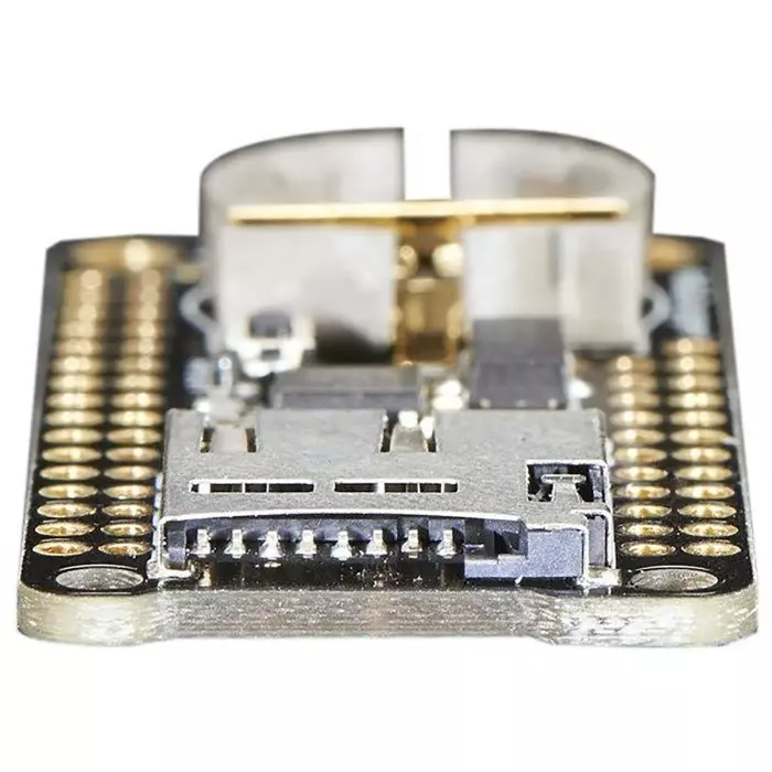 ADAFRUIT INDUSTRIES Feather Development Board FeatherWing Datalogger Real Time Clock Add On Board, Real Time Clock (RTC), 2922