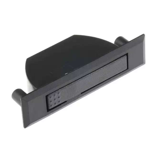Southco Black Drawer Handle 34 mm Height 81 mm Length, 67-10