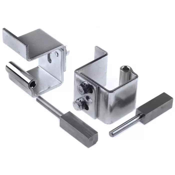 Steinbach & Vollman Enclosure Steel, 83x95x4 mm, Free Swinging, Adjustable Hinge, 825887 (Pack of 2)