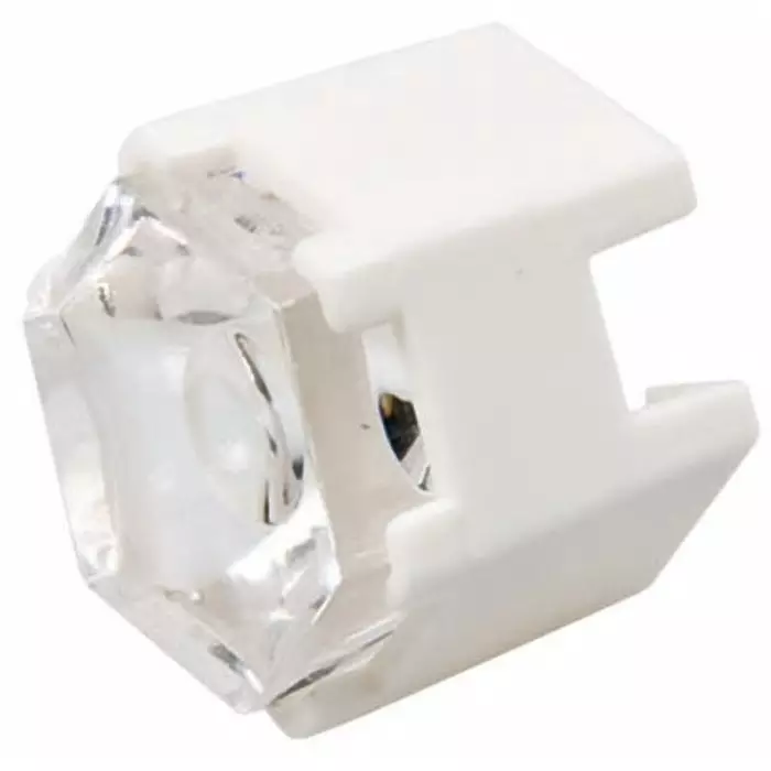 Polymer Optics Lens Assembly LED Lens & Holder, 14.9x12.9x14.4 mm, 17.55x15.2x10.6 mm Dimensions, 141/180 (Pack of 100)