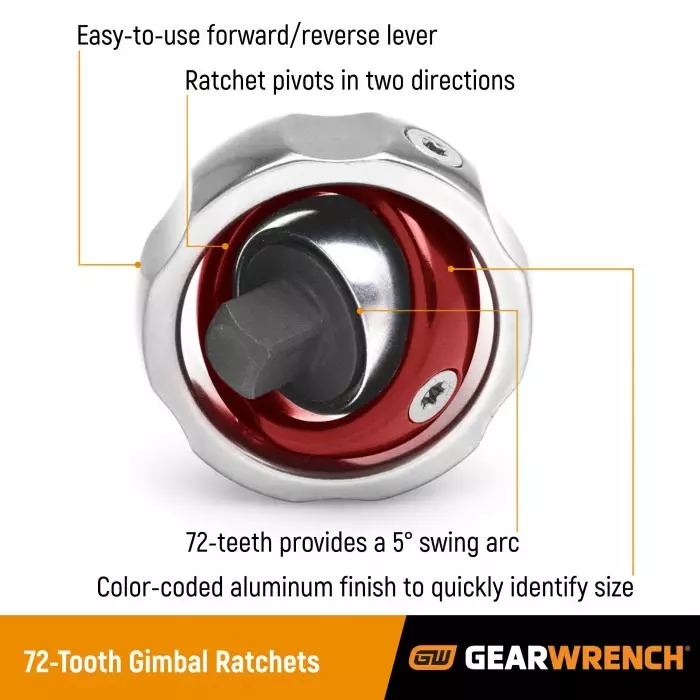 GEARWRENCH 3/8 in Finger Control Ratchet with Ratchet Handle, 81270