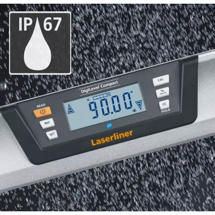 Laserliner Inclinometer 230x63x33 mm, ±0.5 mm/m Accuracy, Digital, 081.280A