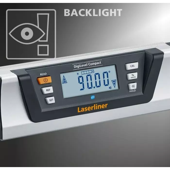 Laserliner Inclinometer 230x63x33 mm, ±0.5 mm/m Accuracy, Digital, 081.280A