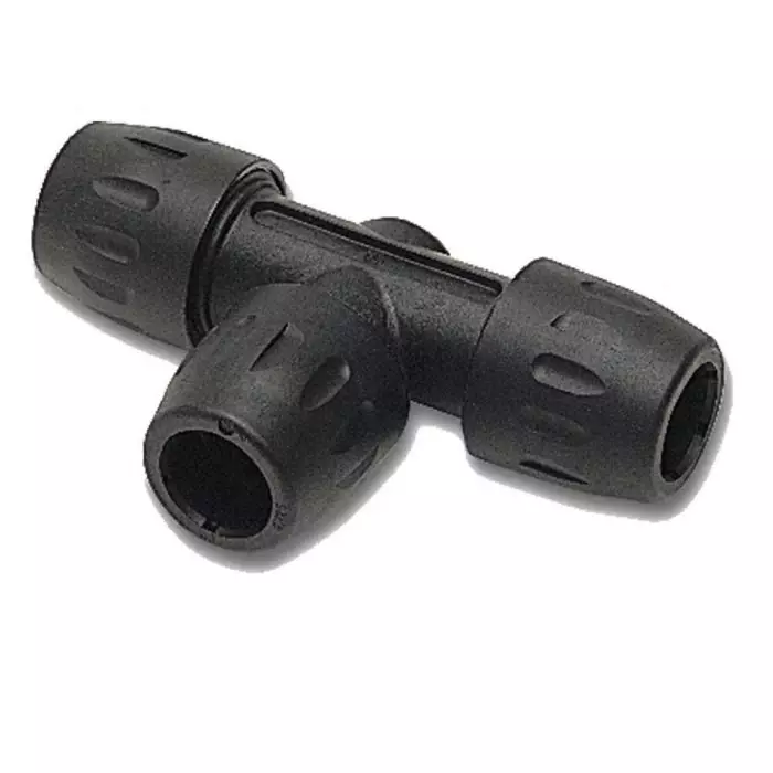 Transair 16 Bar Glass Fibre Reinforced PA Equal Tee, 6604 17 00 (Pack of 2)