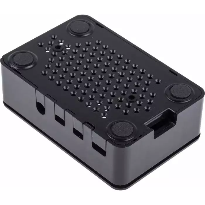 Okdo Pi 4 Standard ABS Case Black, 93.83x62.83x31.80 mm, ASM-1900133-21