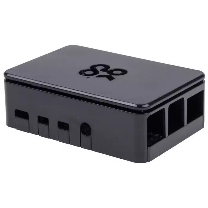 Okdo Pi 4 Standard ABS Case Black, 93.83x62.83x31.80 mm, ASM-1900133-21