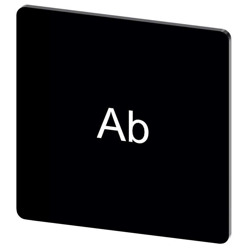 Siemens Labeling Plate, Ab, 3SU1900-0AE16-0AE0
