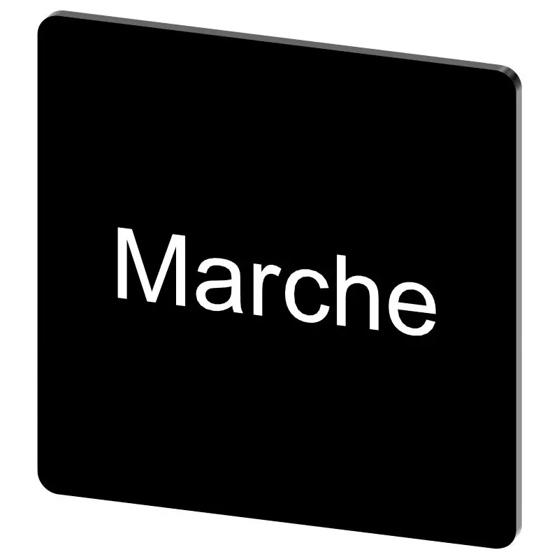 Siemens Labeling Plate, Marche, 3SU1900-0AE16-0GA0