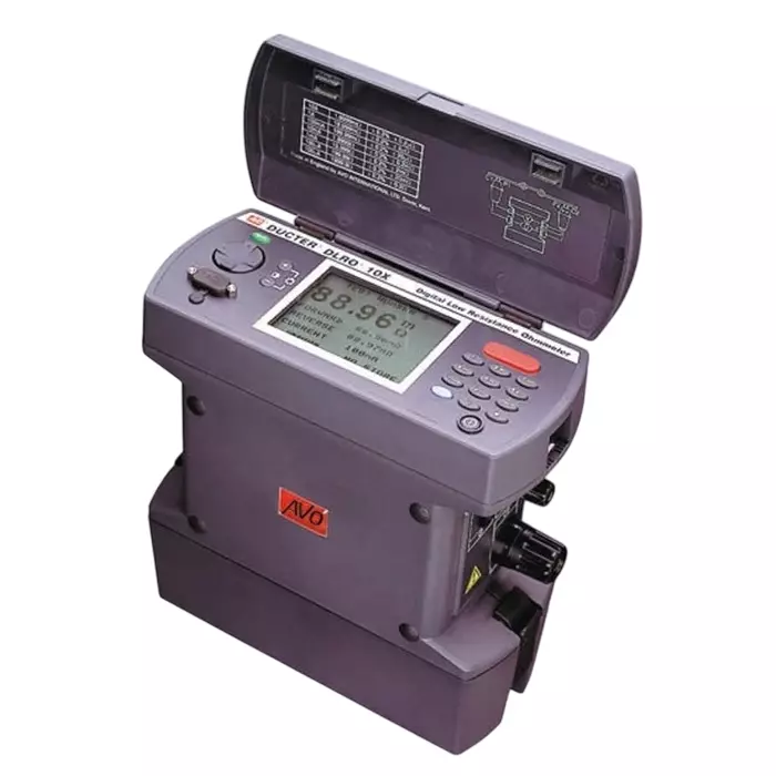 Megger DLR010X Handheld Ohmmeter, 2000 Ω Max, 100 nΩ Resolution, Low Resistance - RS Calibrated, 1006-600