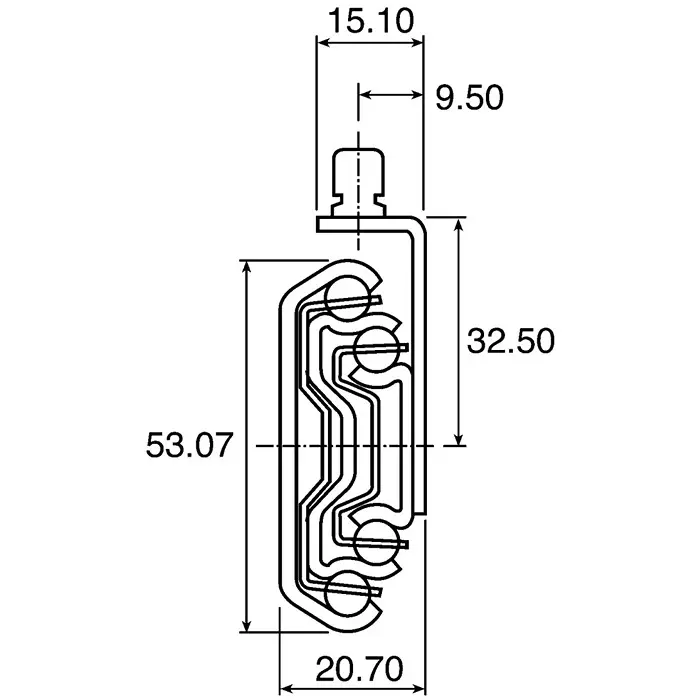 Accuride Telescopic Rail, 442 mm Depth, 100 Kg Max Load, DS5322-0040-2