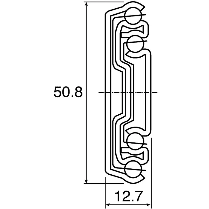 Accuride Telescopic Rail, 432 mm Depth, 67 Kg Max Load, DZ3307-0016