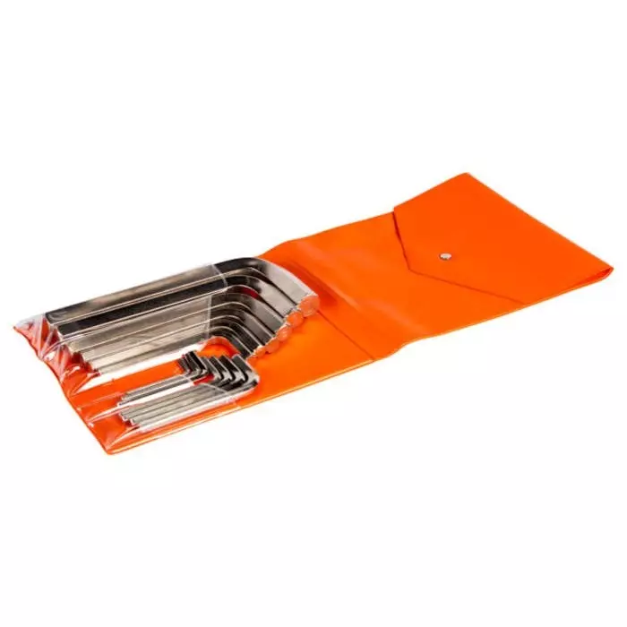 Bahco L Shape Metric Hex Key 2 to 22 mm, 1998M/15T (Set of 15 Pcs)
