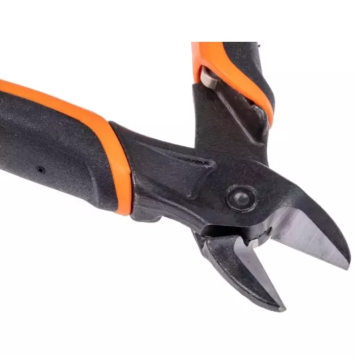Bahco ERGO Side Cutting Plier with Self Opening 2-Component Handle and Phosphate Finish 140 mm, 2101G-140IP