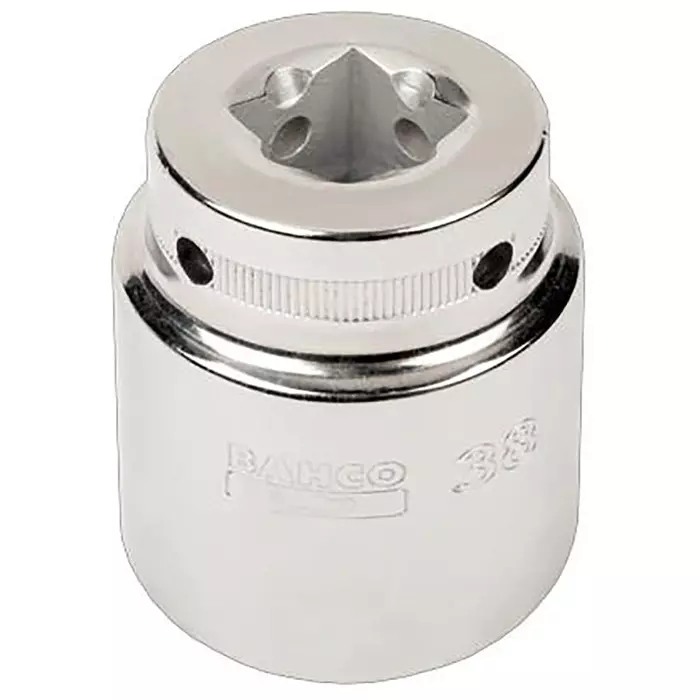 Bahco Standard Socket 3/4 inch Drive 30 mm Socket 6 Point 58 mm Overall Length, TAH24B-30