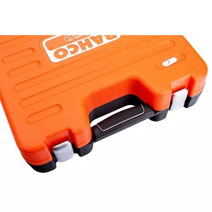 Bahco Deep Socket/Standard Socket/Spanner/Allen Key/Bit Set Metric with Ratchet 6 Point Hex, S910 (Set of 91 Pcs)