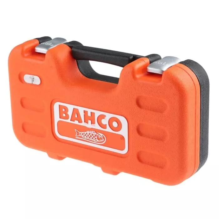 Bahco Standard Socket Set with Ratchet Imperial 1/4 inch 6 Point, S160AF (Set of 16 Pcs)