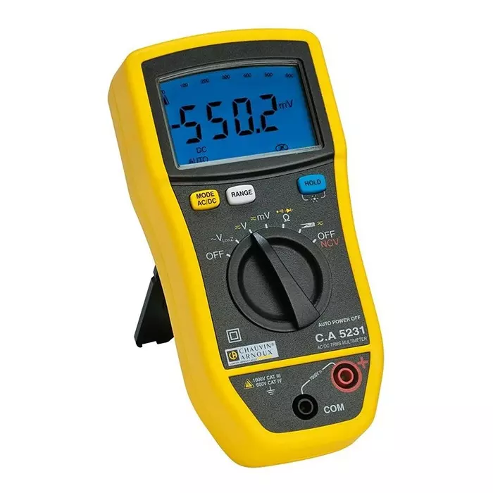 CHAUVIN ARNOUX Handheld Digital Multimeter True RMS 600 A AC 600 A DC 1000 V AC - RS Calibrated, P01196734