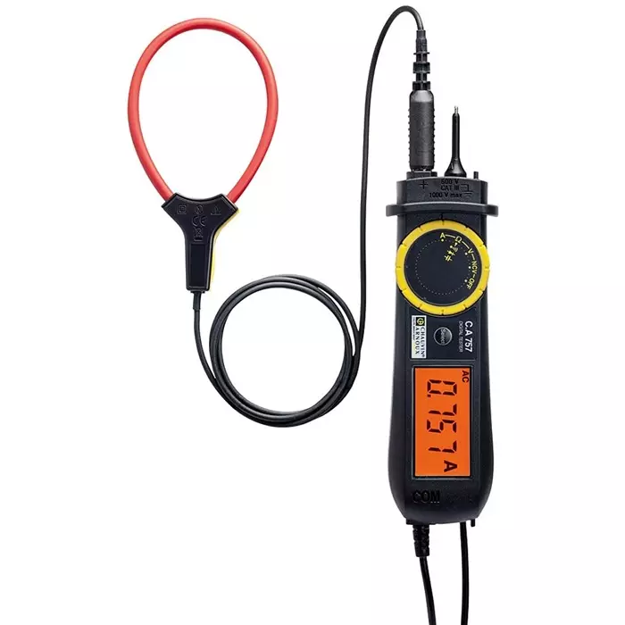 CHAUVIN ARNOUX Handheld Digital Multimeter 300 A AC 1000 V AC - UKAS Calibrated, P01191757