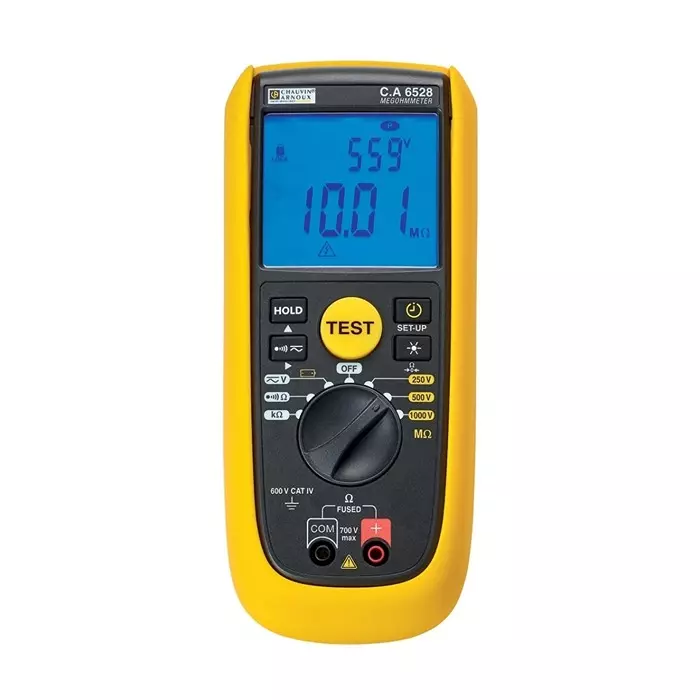 CHAUVIN ARNOUX Insulation Continuity Tester 250 V Min 1000 V Max CAT IV 600 V, P01140838
