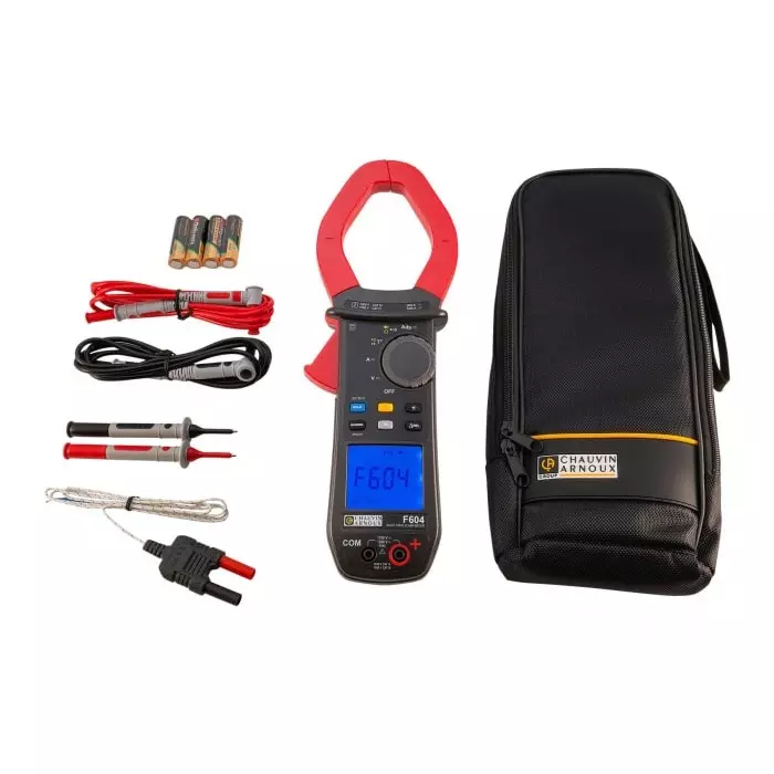 CHAUVIN ARNOUX Clamp Meter 3000A DCMax Current 2000 A AC CAT III 1500V, P01120964