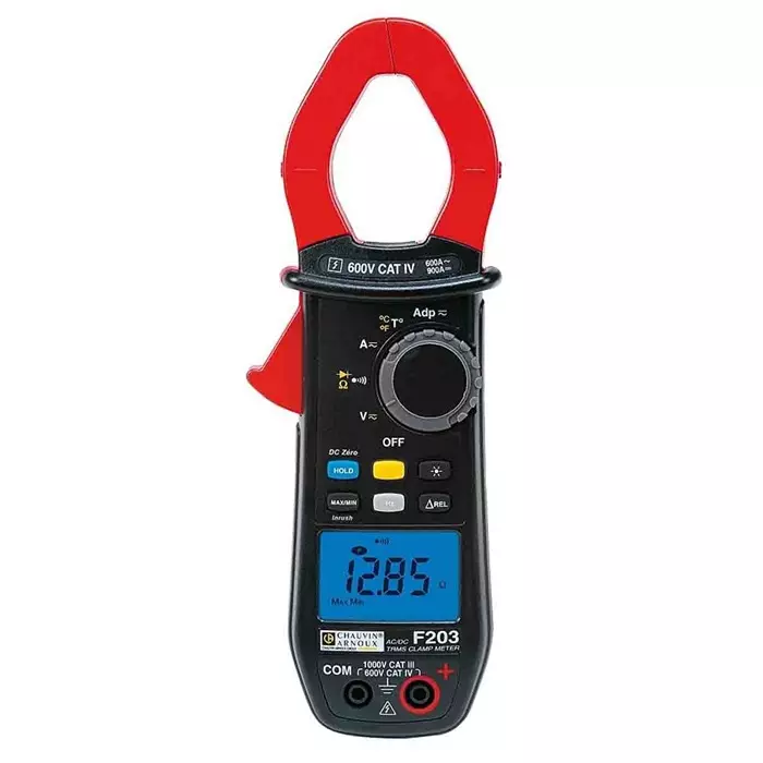 CHAUVIN ARNOUX Clamp Meter 900A DCMax Current 600 A AC CAT III 1000V With UKAS Calibration, P01120923