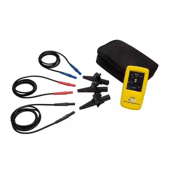 CHAUVIN ARNOUX Phase Rotation Tester CAT III 600V 400Hz Max 600V ACMax, P01191305