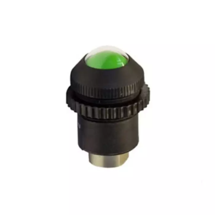 Norgren Panel Mounting Visual Indicator Black & Green 8.6 Bar G 1/8 inlet port 30 mm Mount Hole, 5VS-402-800