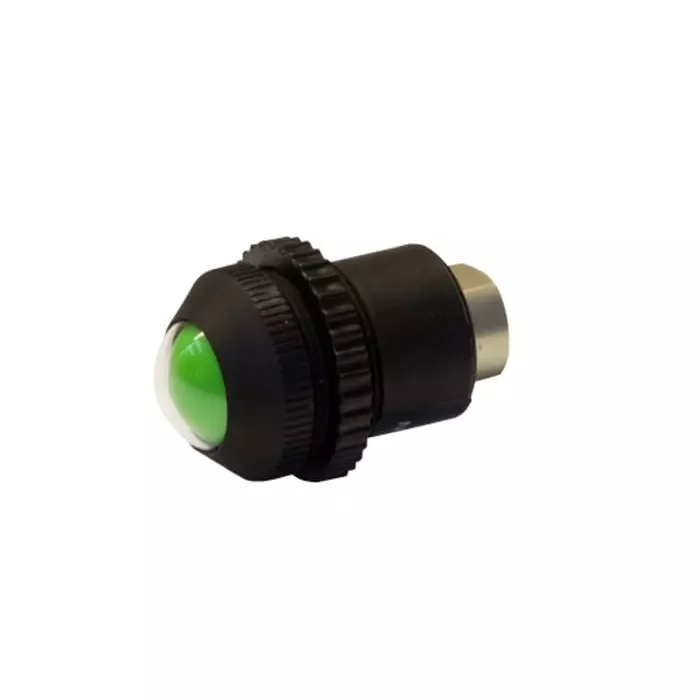 Norgren Panel Mounting Visual Indicator Black & Green 8.6 Bar G 1/8 inlet port 30 mm Mount Hole, 5VS-402-800