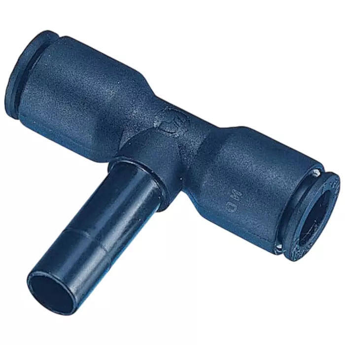 Legris LF3000 Series Tee Tube-to-Tube Adaptor Push In 8 mm Push In 8 mm to Push In 8 mm Tube-to-Tube Connection Style, 3188 08 00 (Pack of 5 Pcs)